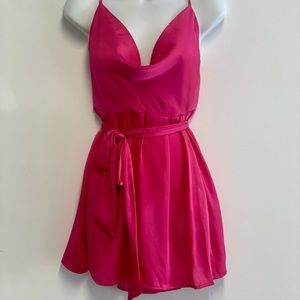 Free People Good Company Slip Dress S $60 Hot Pink